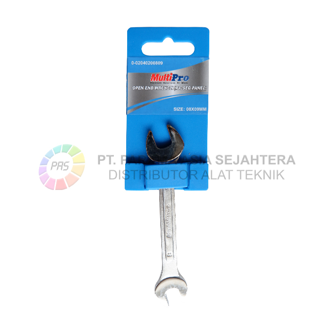 DOUBLE OPEN END WRENCH 18X19MM (RAISED PANEL) MULTIPRO 