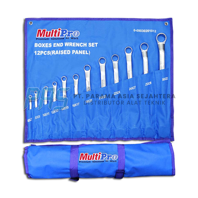 45 OFFSET DOUBLE RING WRENCH 06X07MM (RAISED PANEL) MULTIPRO