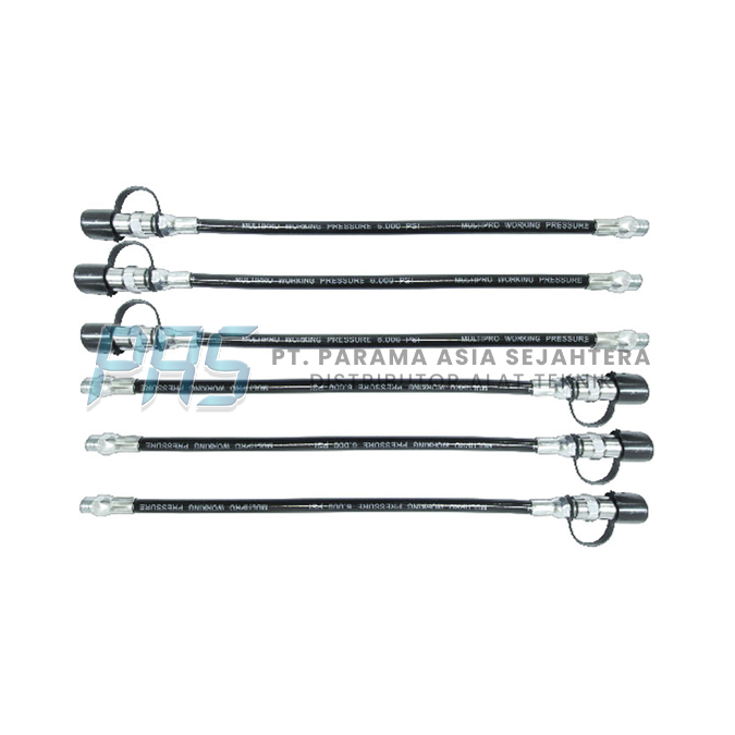 GREASE GUN HOSE SET 6PCS MULTIPRO