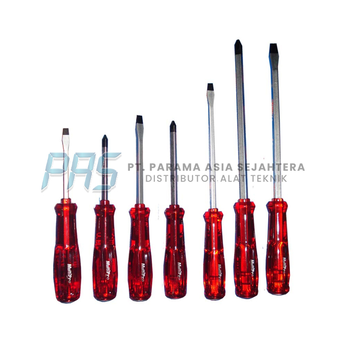 7PCS GO-THRU SCREWDRIVER SET MULTIPRO 