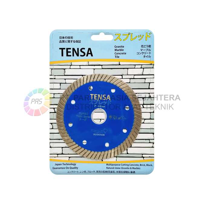 TENSA D.WHEEL  4"X1.4MM TURBO THIN BLUE