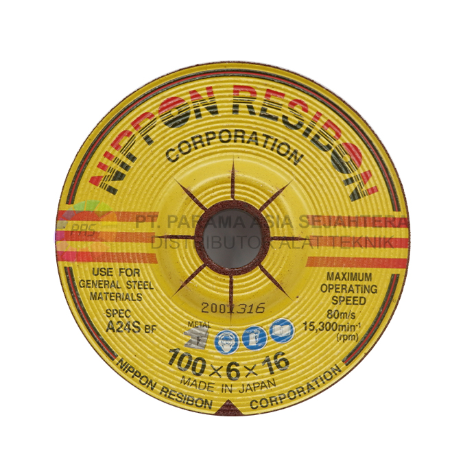 BATU GERINDA  4"X6MM NIPPON RESIBON 