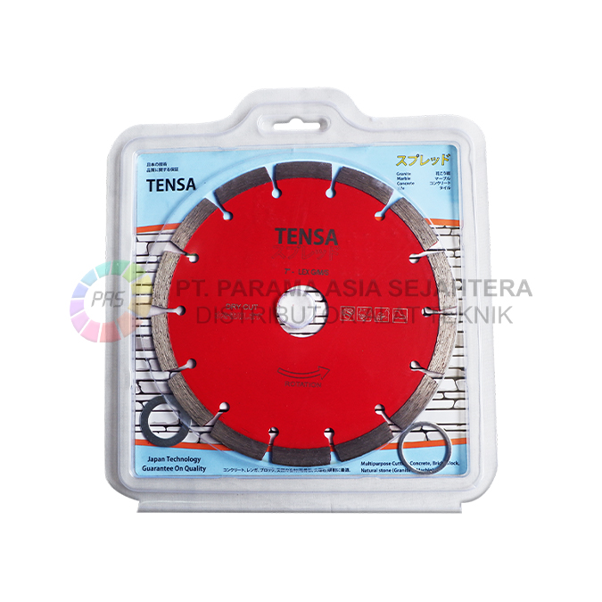 TENSA D.WHEEL  7" DRY RED