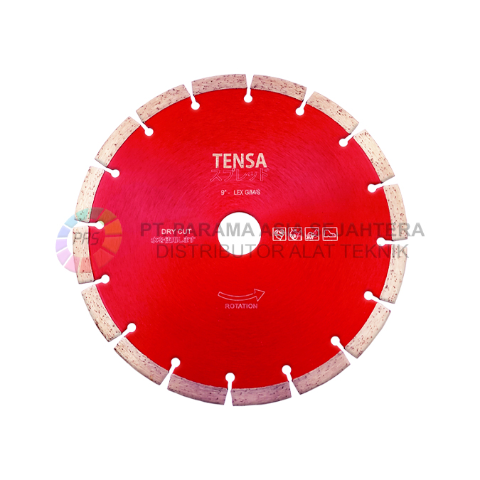 TENSA D.WHEEL  9" DRY RED