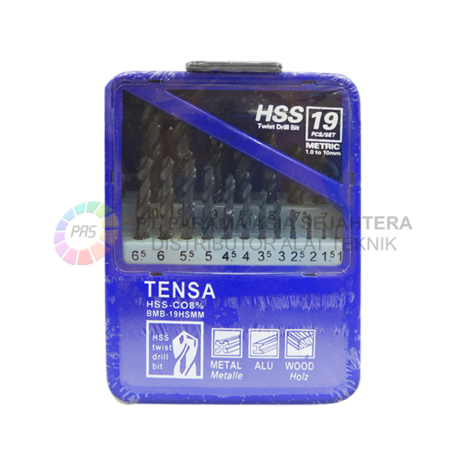 TENSA BOR BESI HITAM SET 19PCS