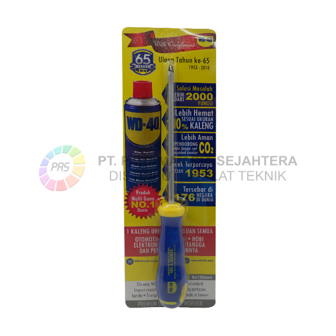 OBENG GG KARET (-) 6" WD40
