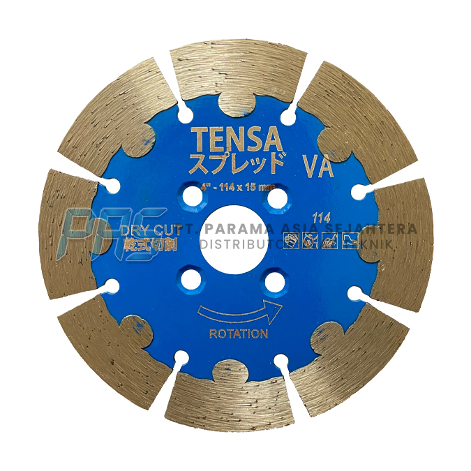 TENSA D.WHEEL  4" (114MM) DRY (VA) BLUE 