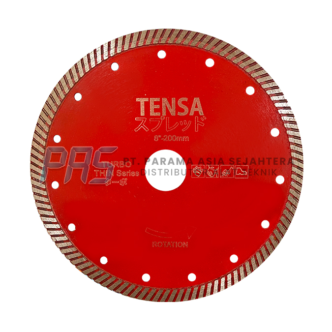 TENSA D.WHEEL  8" TURBO RED