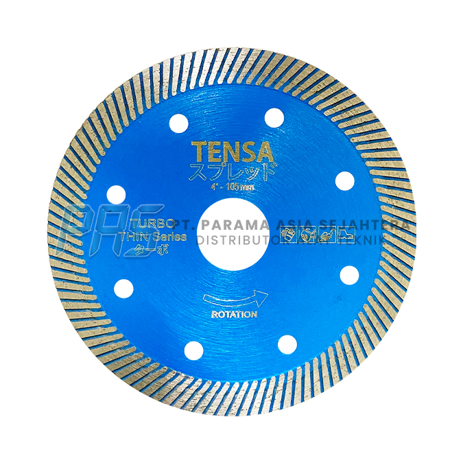 TENSA D.WHEEL  4"X1.4MM TURBO THIN BLUE PREMIUM