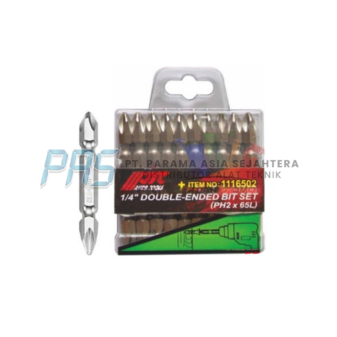 JTC-1111002 DOUBLE ENDED BIT SET 1/4" PH2X100MM