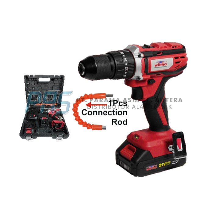 WIPRO W6010CB BOR LISTRIK IMPACT CORDLESS SET 24PCS