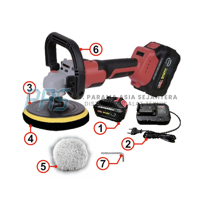 WIPRO W7600BC MESIN POLES CORDLESS - BRUSHLESS