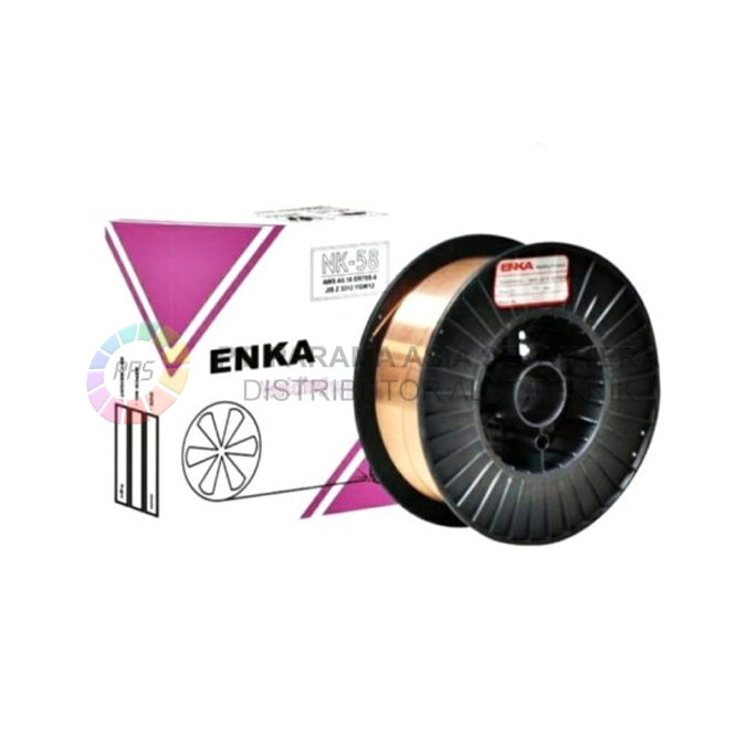 KAWAT LAS MIG BESI 0.8 NK-58 ENKA (1 ROLL = 15KG)