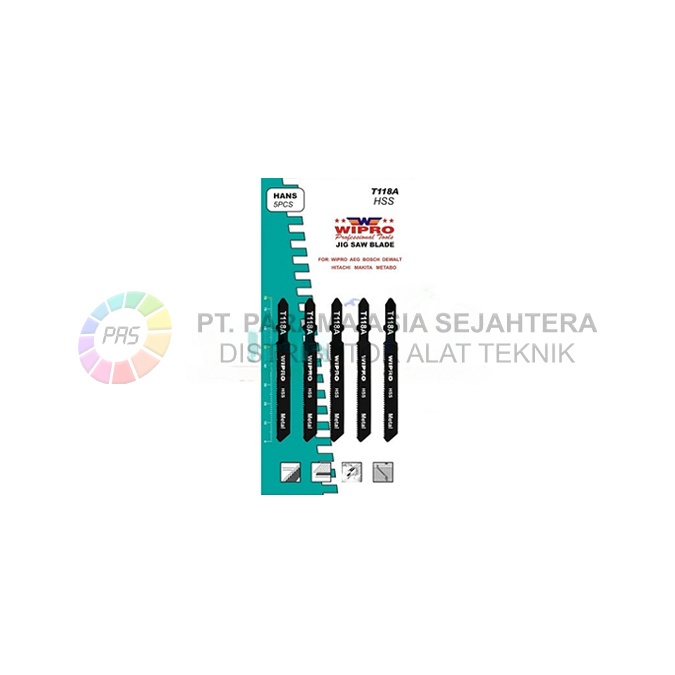 JIG SAW BLADE T118A (FOR BOSCH) WIPRO