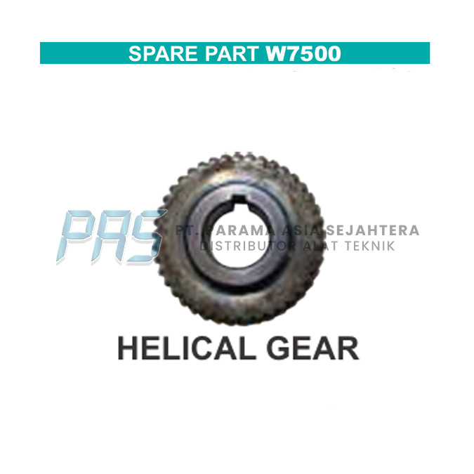 SP. W7500 DISC POLISHER NO.18 HELICAL GEAR WIPRO