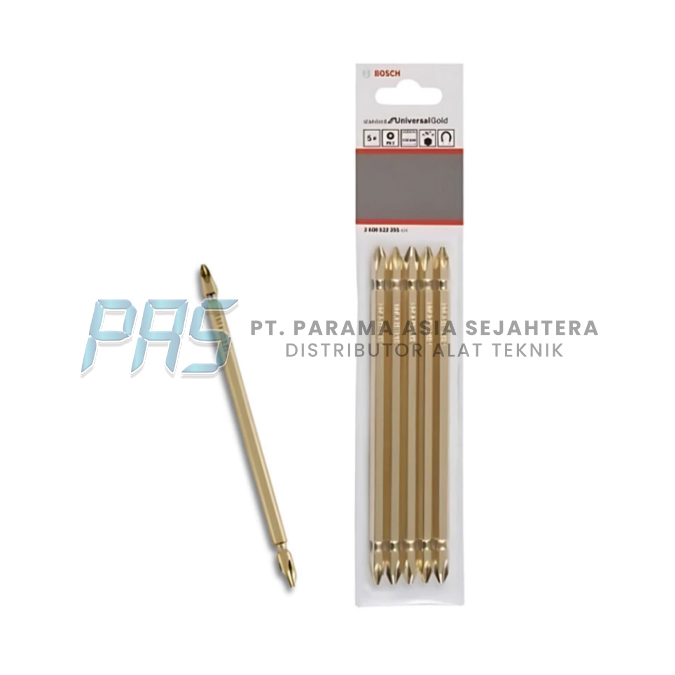 DOUBLE ENDED SCREWDRIVER BITS BOSCH PH2 150MM GOLD 