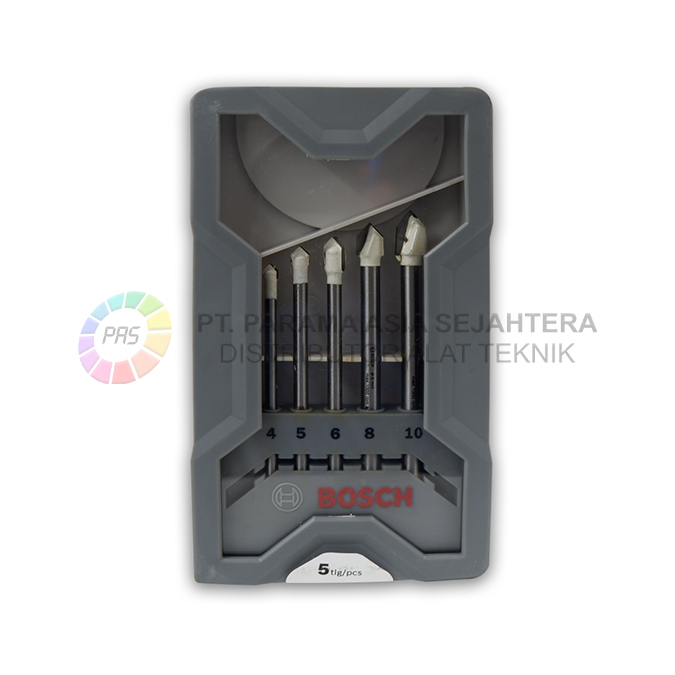 CYL-9 CERAMIC TILE DRILL BITS SET 5PC (4.5.6.8.10) BOSCH 