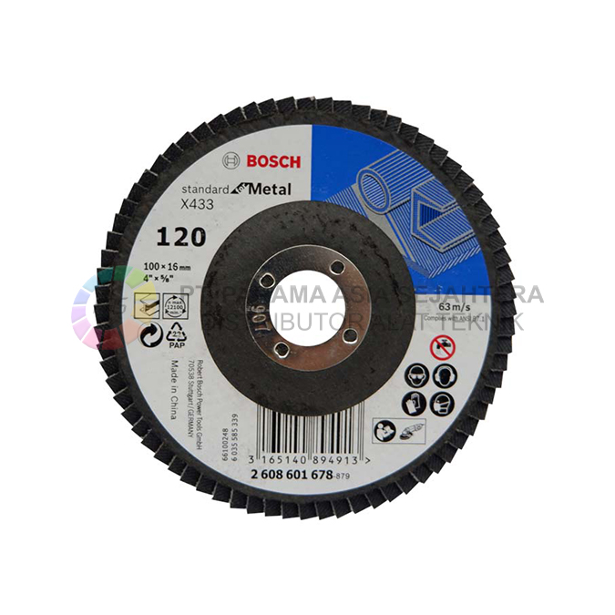 FLAP DISC FOR METAL#120 BOSCH 