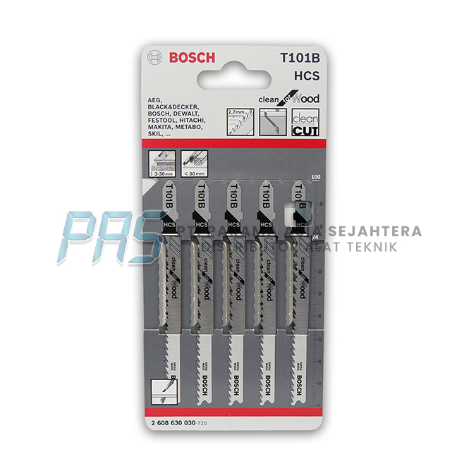 JIGSAW BLADES FOR WOOD T101B BOSCH