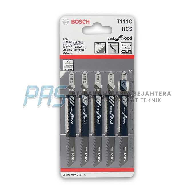 JIGSAW BLADES FOR WOOD T111C BOSCH