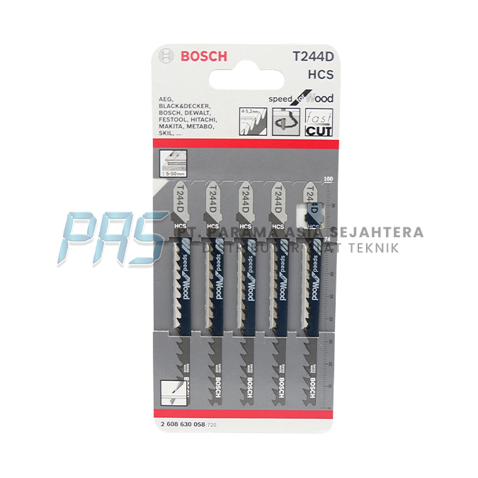 JIGSAW BLADES FOR WOOD T244D BOSCH