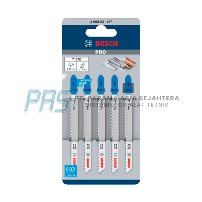 JIGSAW BLADES FOR METAL T127D BOSCH