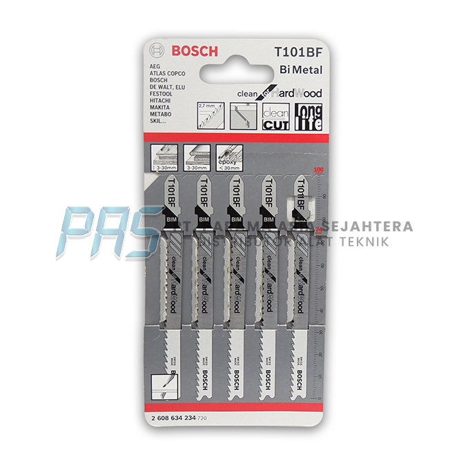 JIGSAW BLADES FOR WOOD T101BF BOSCH