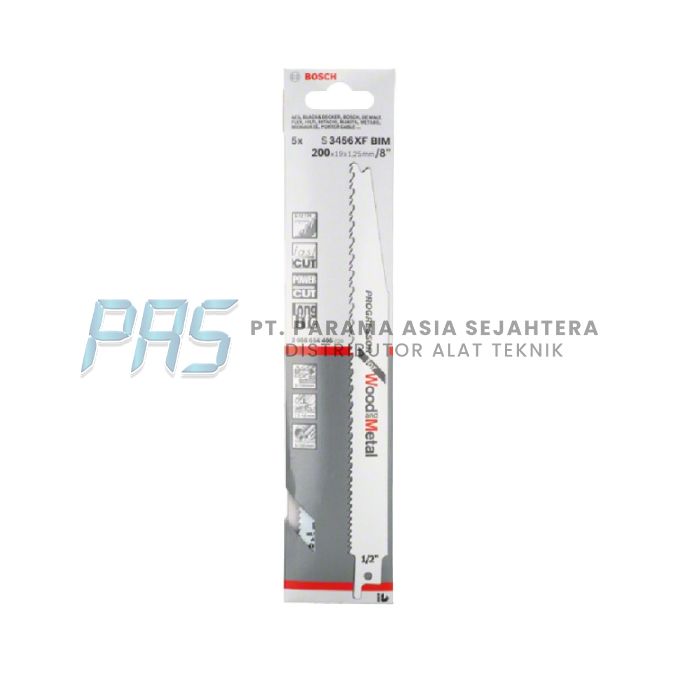 SABRE SAW BLADES FOR WOOD AND METAL S3456XF BOSCH