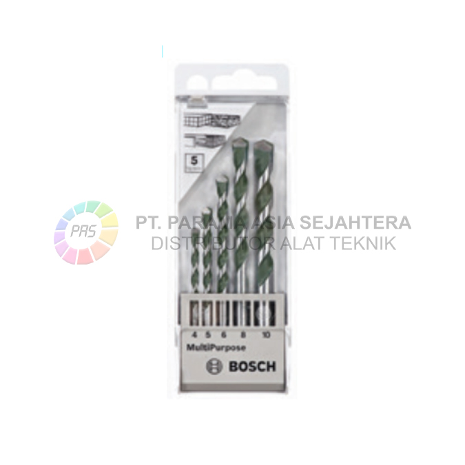 CYL-4 MULTIPURPOSE DRILL BITS  (5PCS) BOSCH 