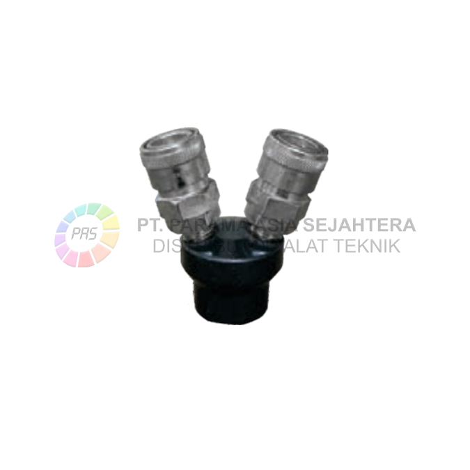 QUICK COUPLING 2 CABANG 1/2" WIPRO