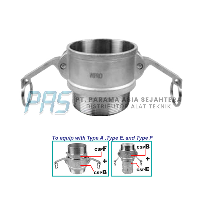 COUPLING SELANG PEMADAM (CAM LOCK B) CSPB-050 WIPRO