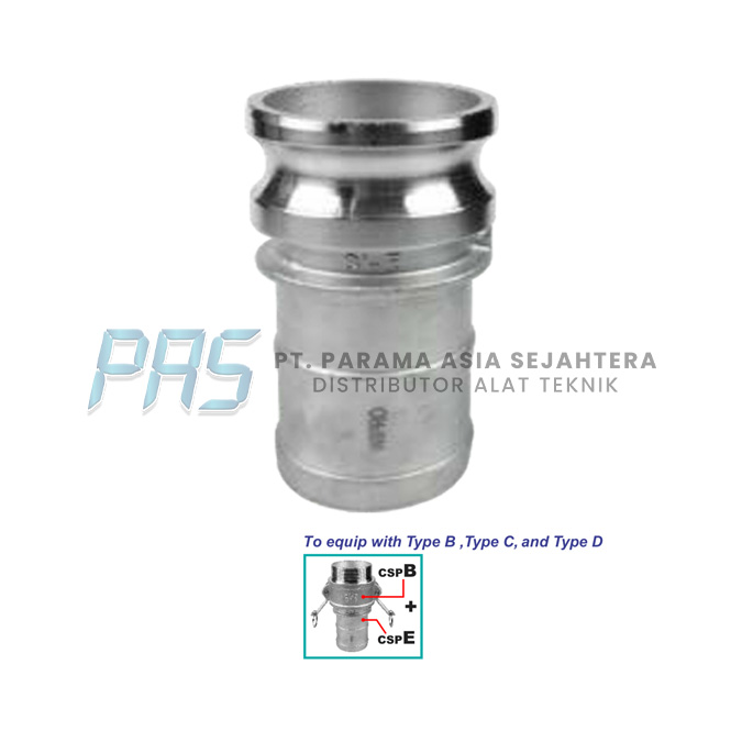 COUPLING SELANG PEMADAM (CAM LOCK E) CSPE-100 WIPRO