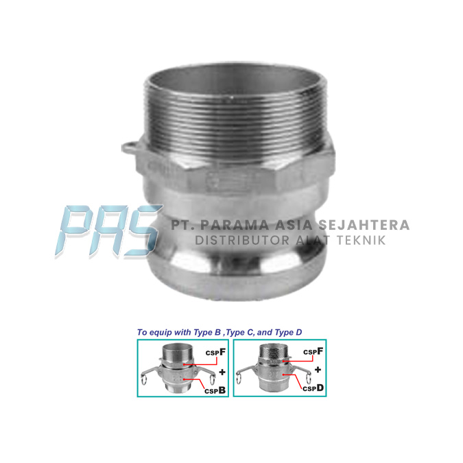 COUPLING SELANG PEMADAM (CAM LOCK F) CSPF-050 WIPRO