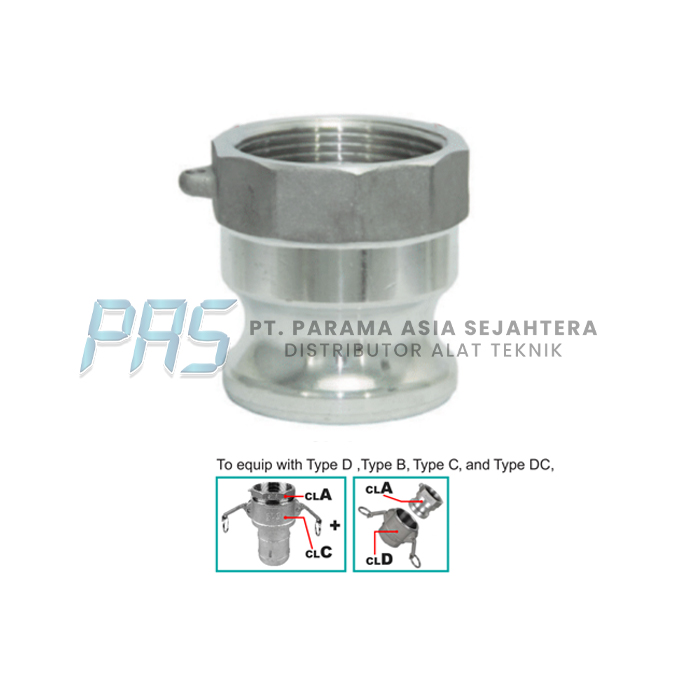 FITTING CAMLOCK A CLA-025AL 1" WIPRO