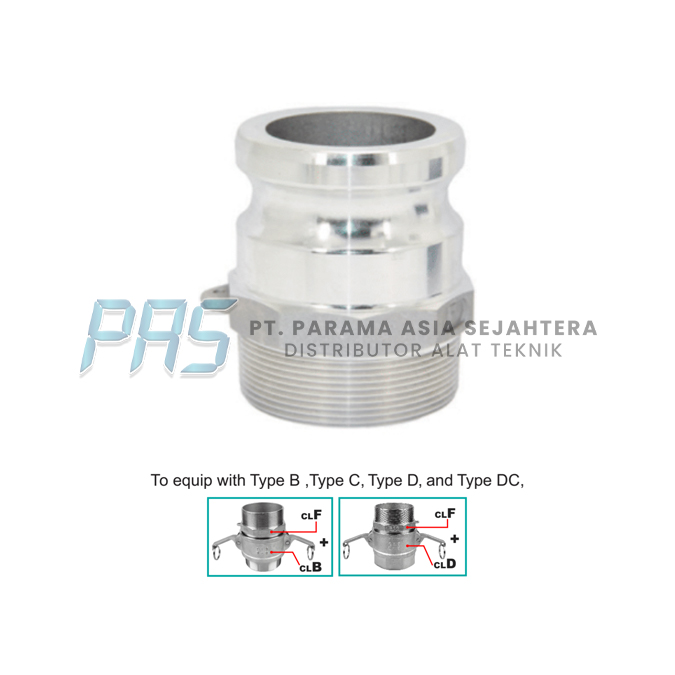 FITTING CAMLOCK F CLF-025AL 1"  WIPRO