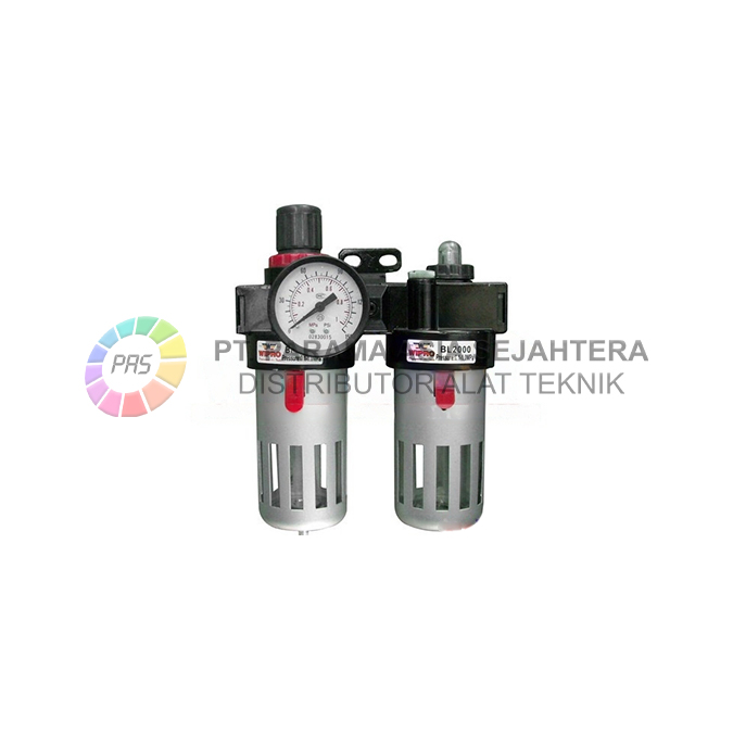 AIR FILTER REGULATOR 1/4" (DOUBLE) WIPRO
