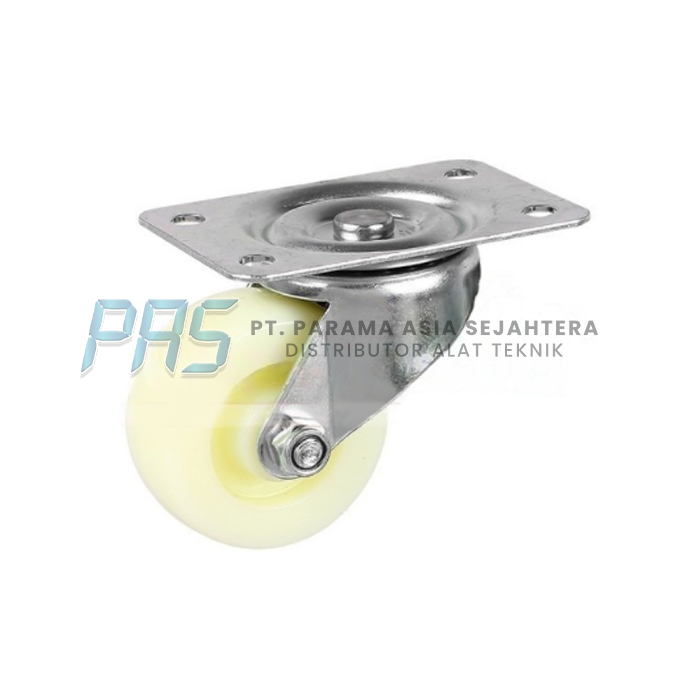 RODA PLASTIK PUTIH 2.5" M (19095APF) WIPRO