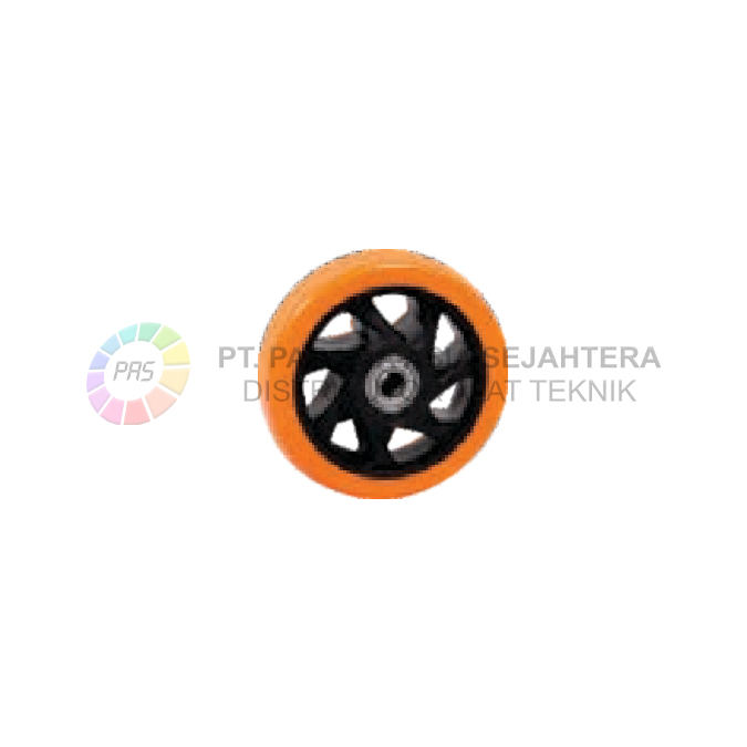 RODA PVC ORANGE 3" ONLY WIPRO