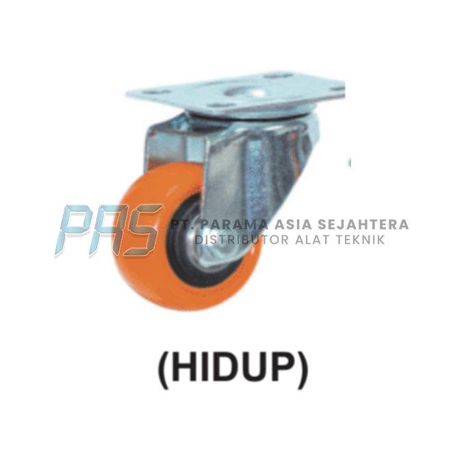 RODA PVC ORANGE 2" H (25050A) WIPRO