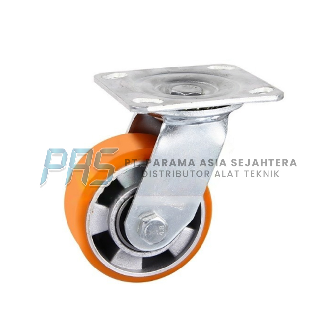 RODA PU HEAVY DUTY ALUMINIUM CORE 4" H (29100PUA) WIPRO
