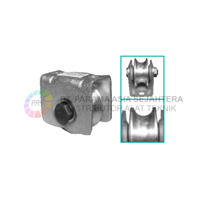 RODA PAGAR BESI H.DUTY MODEL U 100MM (RPB-01) WIPRO