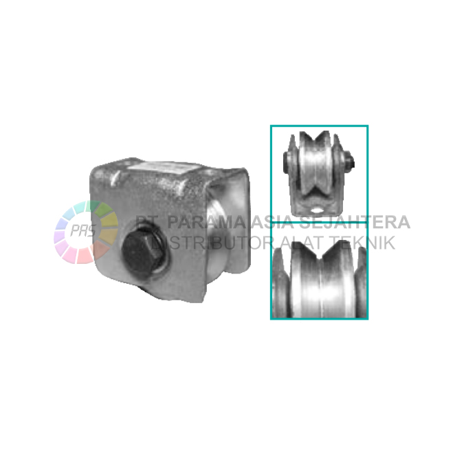 RODA PAGAR BESI H.DUTY MODEL V  60MM (RPB-02) WIPRO