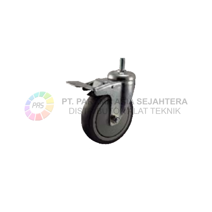 RODA KARET ABU2X TPR M/TUSUK  3" H+REM (824DB) WIPRO