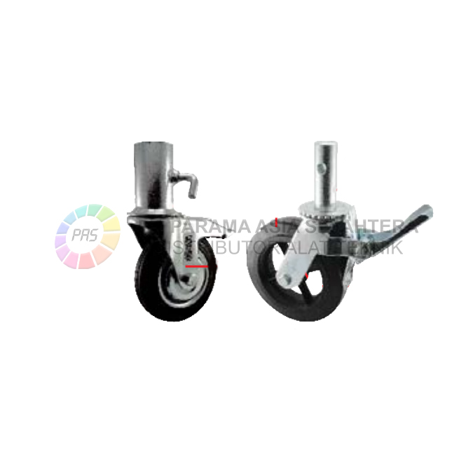 RODA KARET SCAFFOLDING 8" H+REM (200X40MM) WIPRO