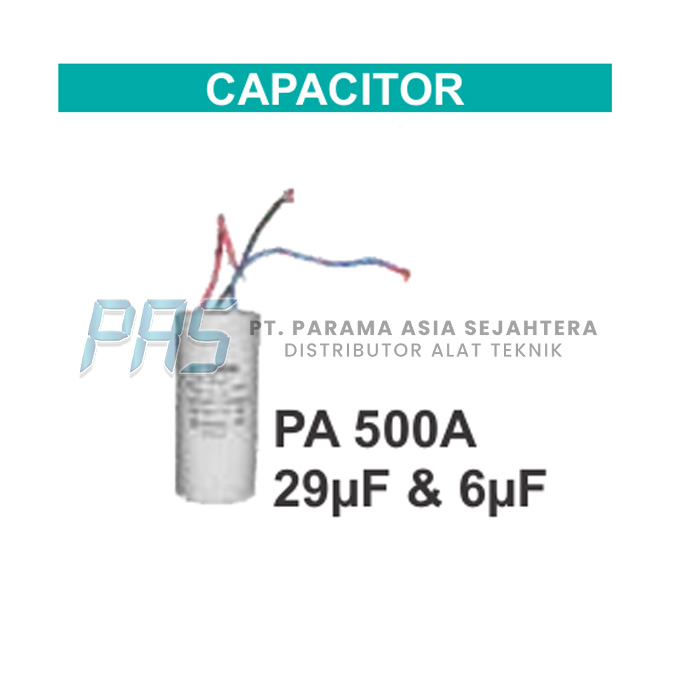 SP. KATROL E. PA- 500 CAPASITOR 6UF+29UF (450V) WIPRO