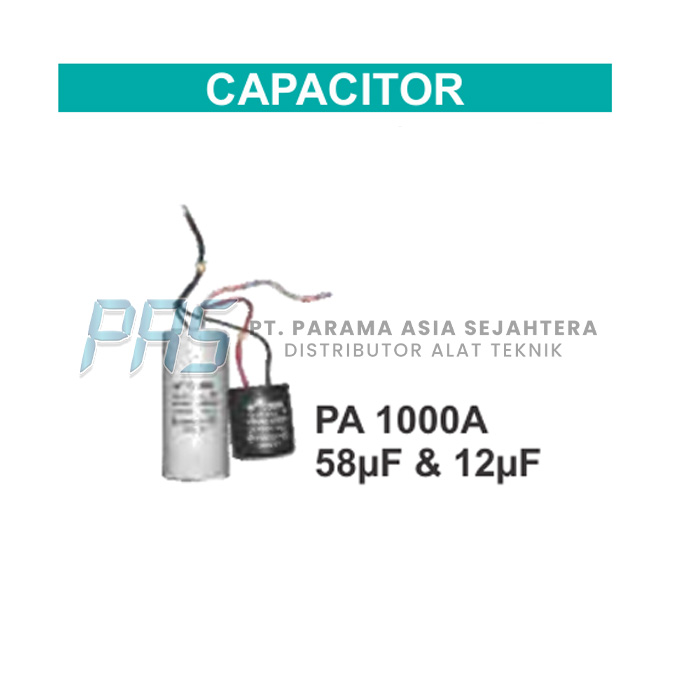 SP. KATROL E. PA-1000 CAPASITOR 12MF+58MF WIPRO