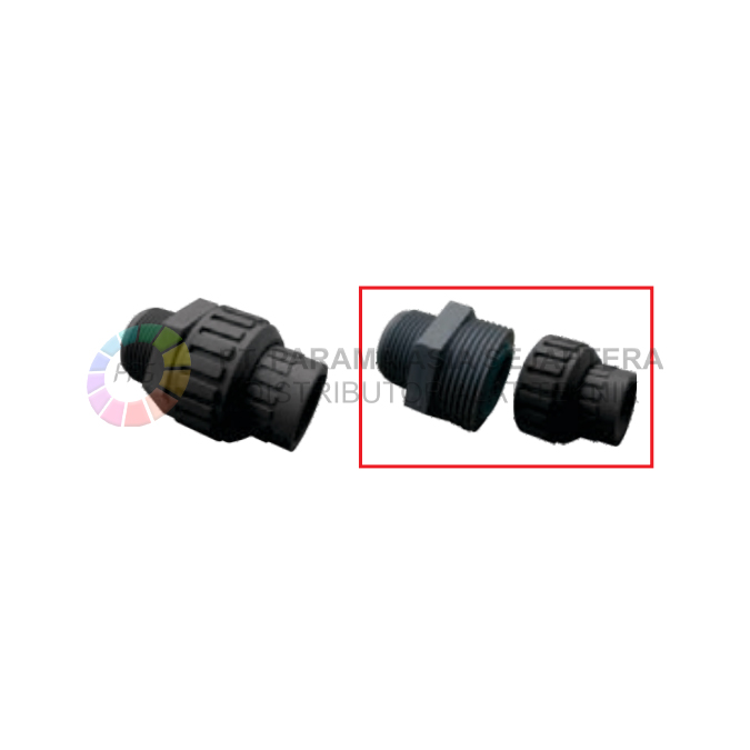 WATER MUR 1"X1/2" HITAM WIPRO