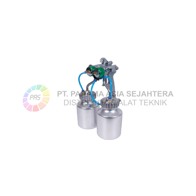 SPRAY GUN DOUBLE NOZZLE WITH TANK PT-29B (DOUBLE TANK 2*1000ML) WIPRO