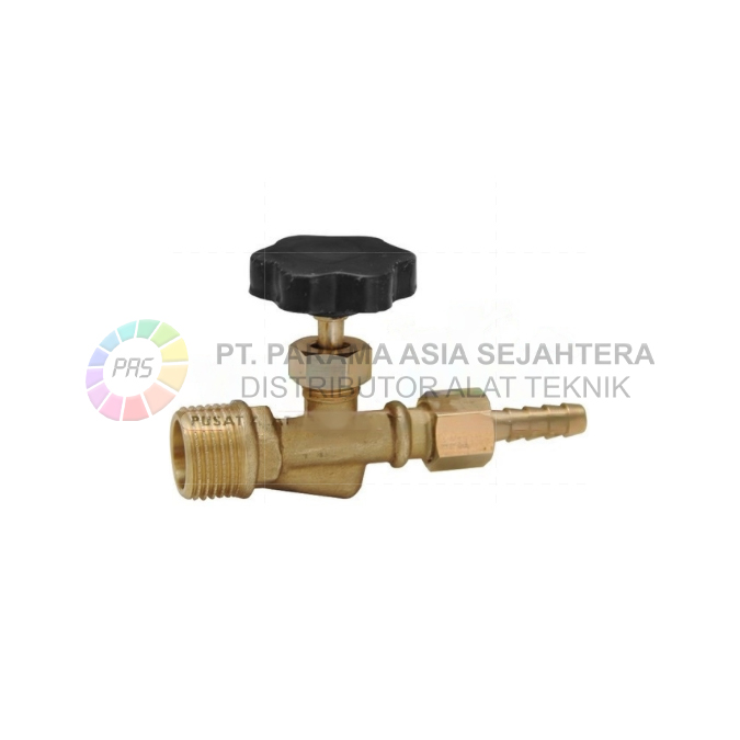 WN5008 GATE VALVE WITH HOSE BARB M1/4 - M1/2 WIPRO