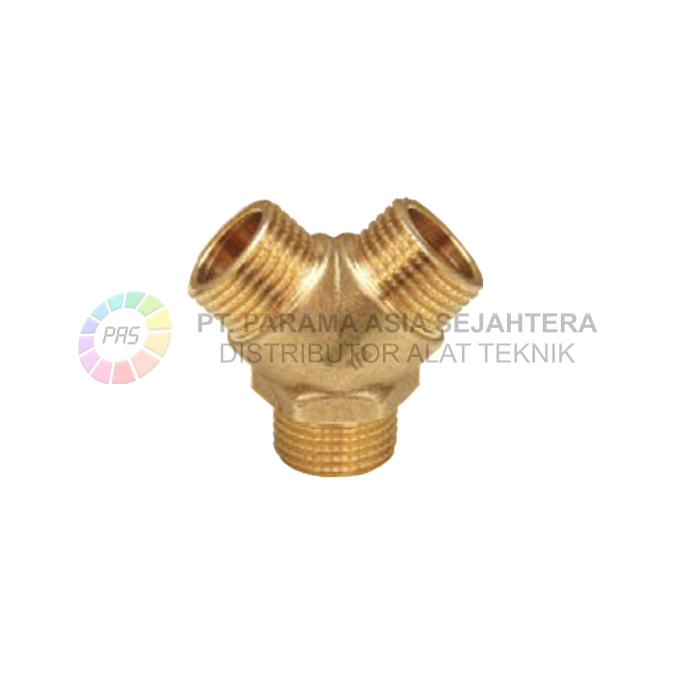 WN5107 Y-TYPE CONNECTOR M1/4" X M1/4" X M1/4" WIPRO